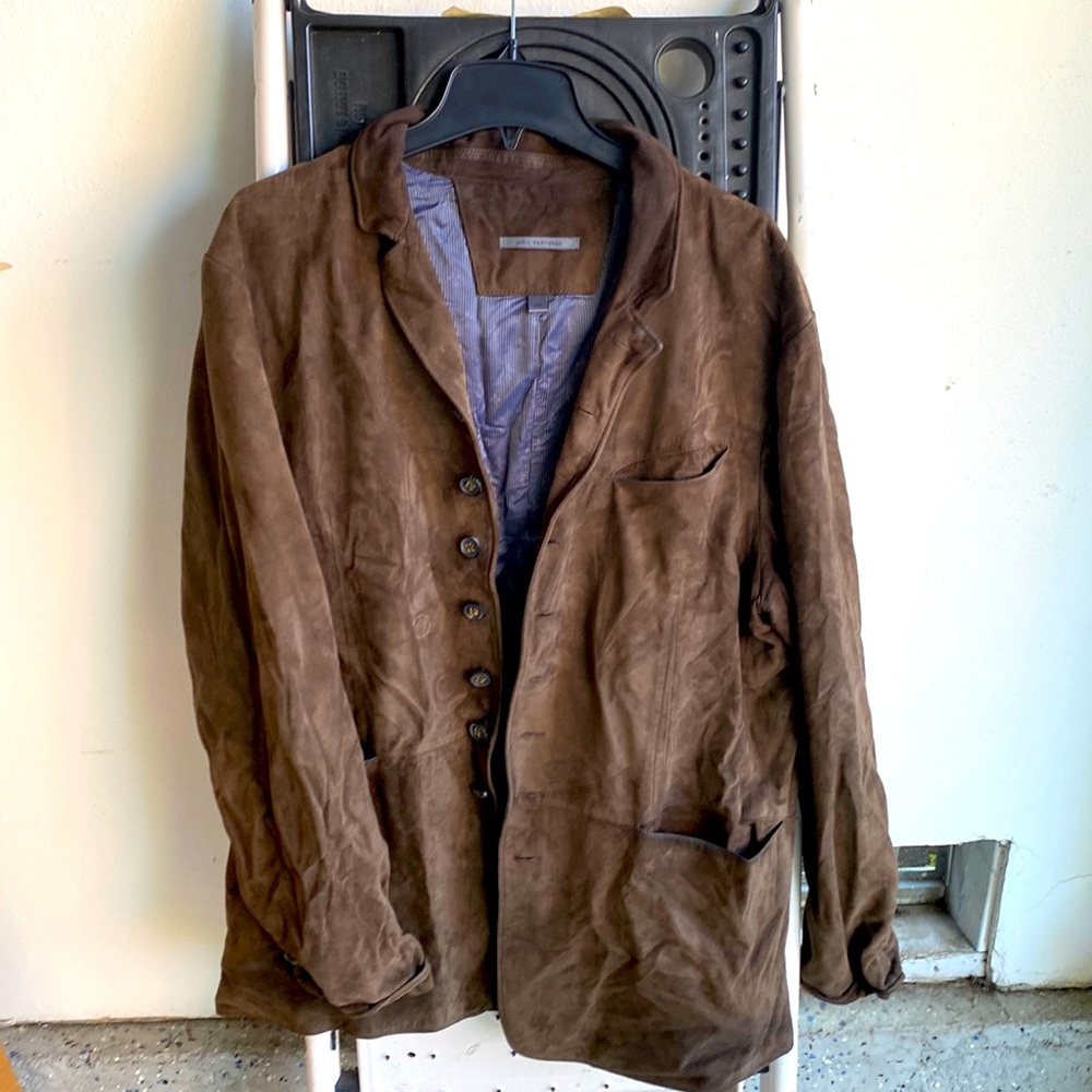 Brown suede super soft lined jacket